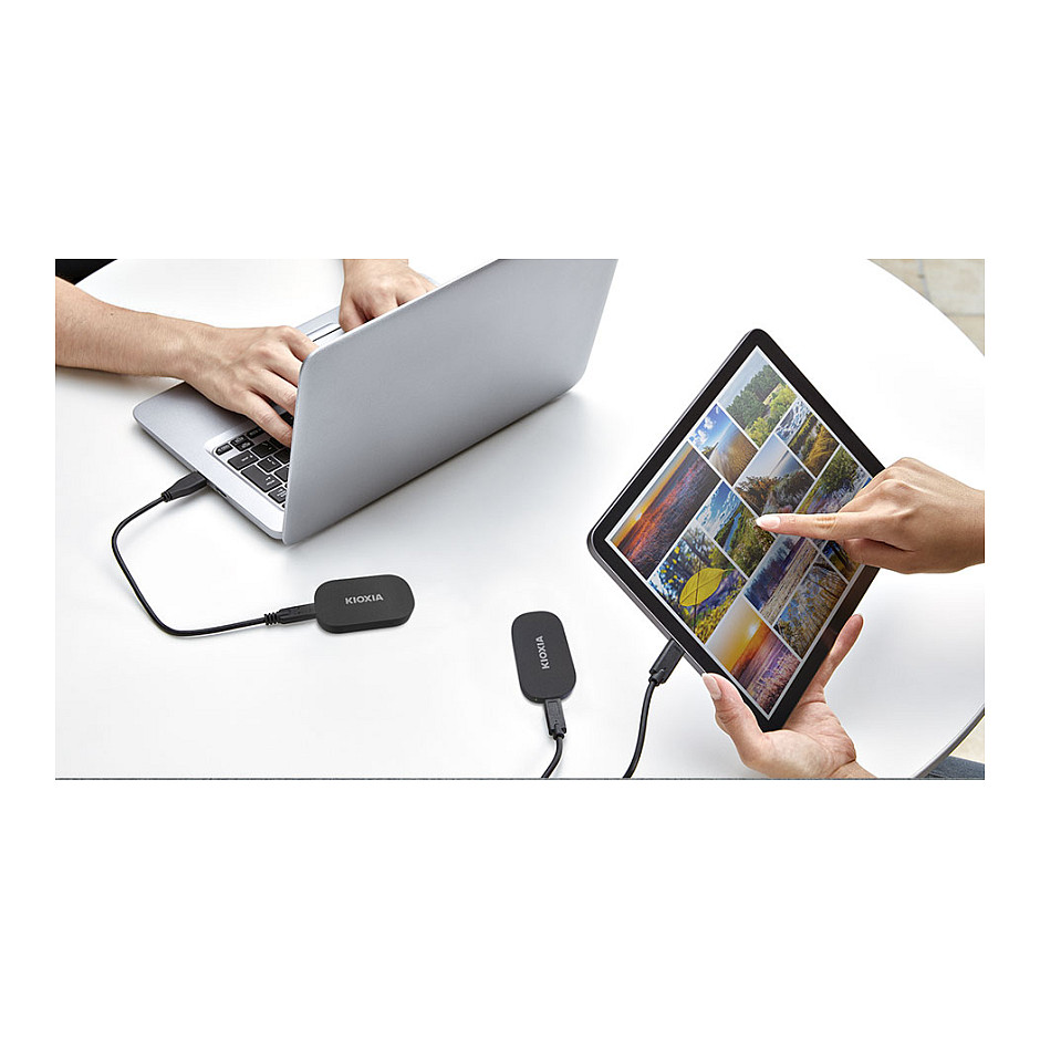 SSD KIOXIA EXCERIA PLUS G2 1000GB (portable, USB 3.2 Gen2, Type C)-2