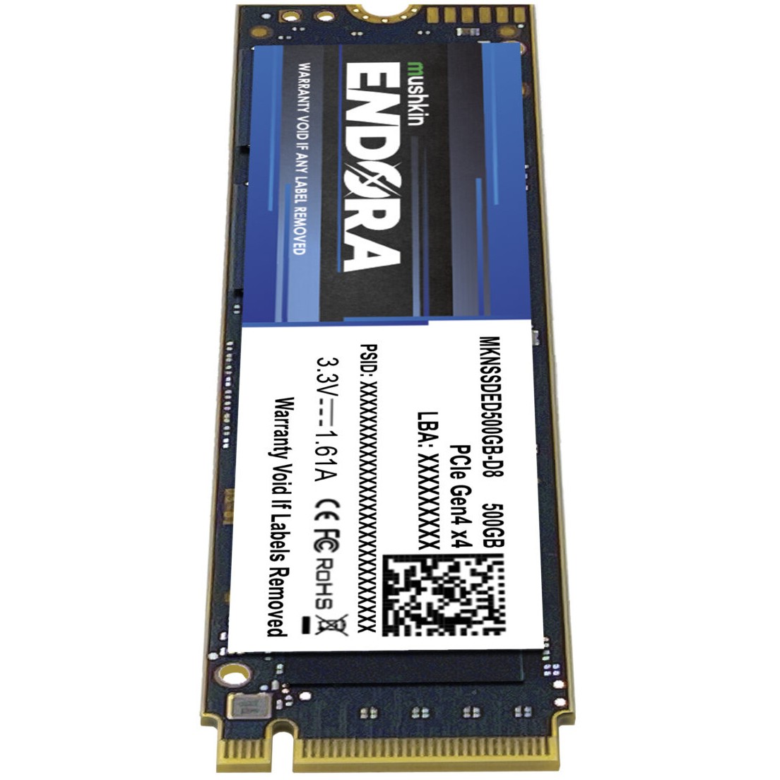 SSD disk MUSHKIN Endora (500GB, M.2 2280, NVMe PCIe 4.0, 3500/2100 MB/s)-3