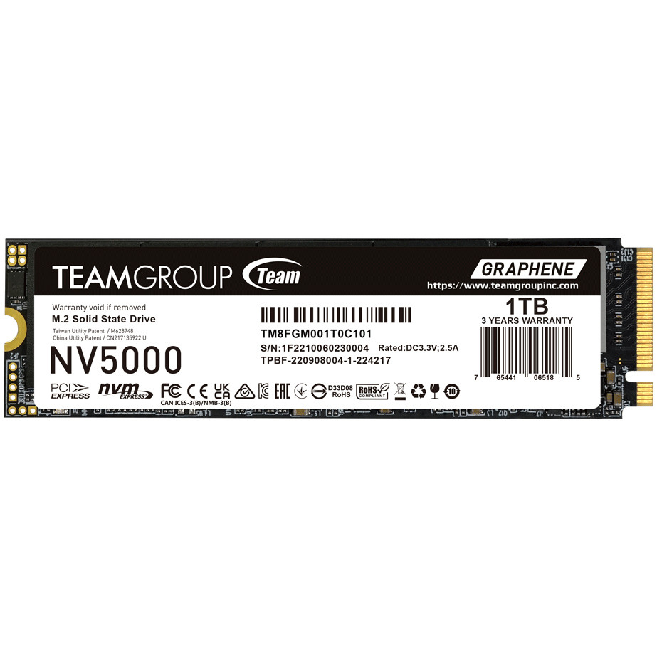 SSD TEAMGROUP M.2 1TB NV5000 TM8FGM001T0C101 PCIe 4.0 x4-0