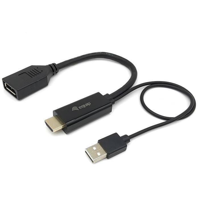 Adapter EQUIP HDMI Displayport St/Bu 0.15m 4K/60Hz-0