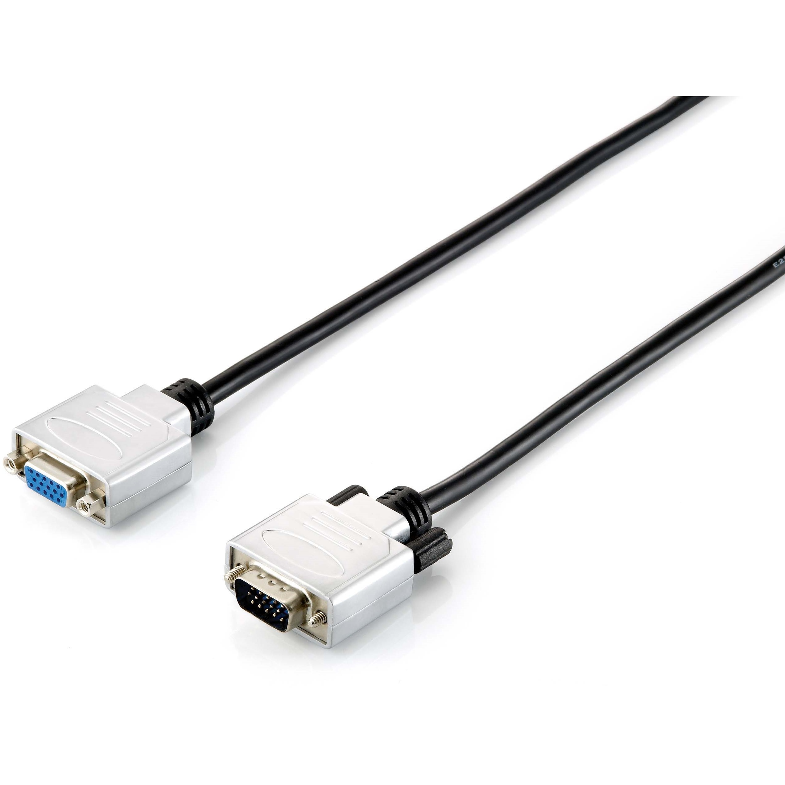 Kabel EQUIP VGA 1.80m HD15 St/Bu 1920x1080/60Hz crna boja/siva boja-0