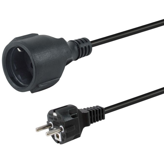 Kabel EQUIP Netzkabel Anschl. Schuko -> CEE7/3 5.00m crna boja
