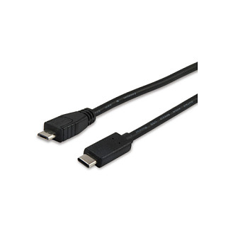 USB-C kabel EQUIP 12888407 (USB-C na Micro-B, 1m, crni)-0