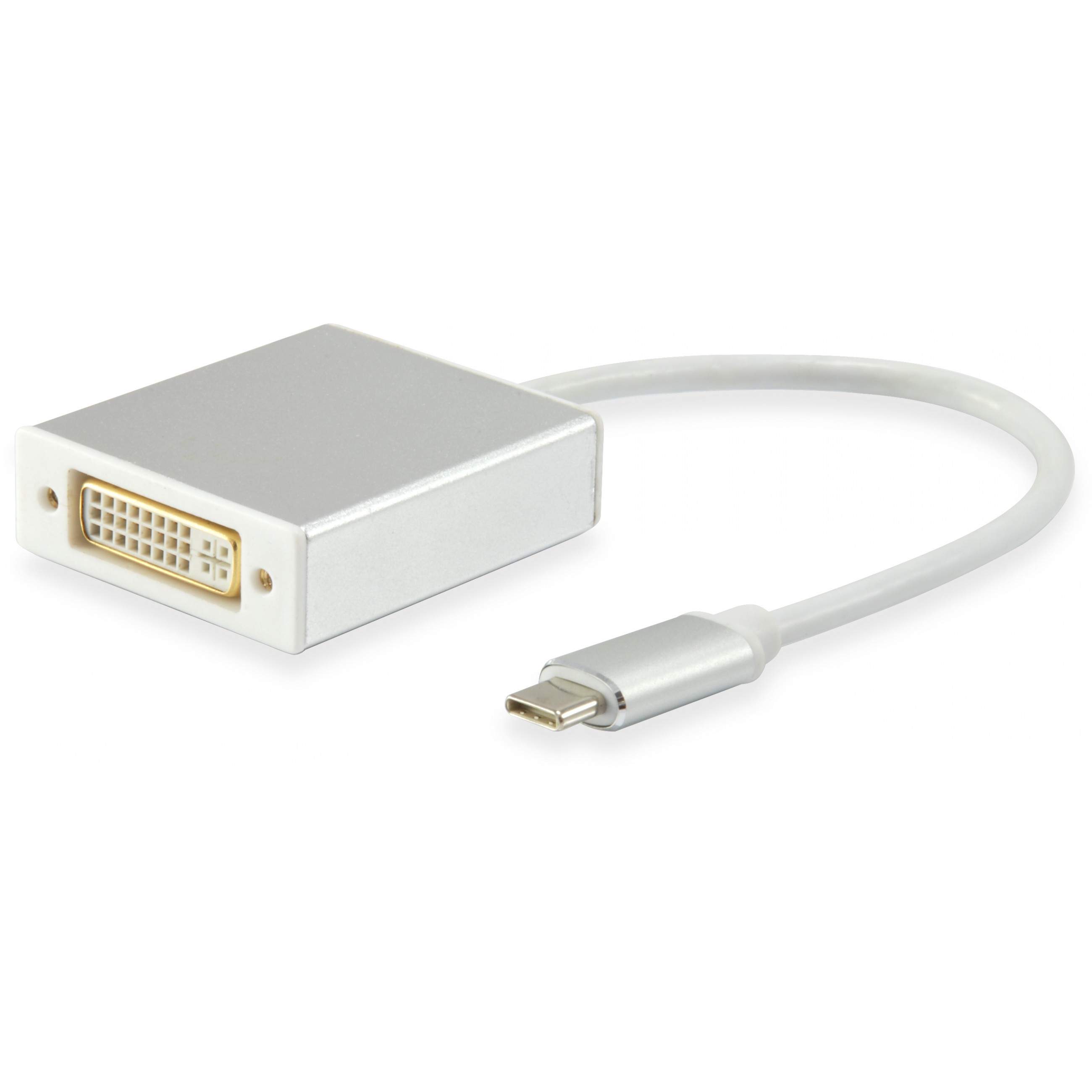 Adapter EQUIP USB-C -> DVI-I DualLink (24+5) 2k60Hz 0.15m-0