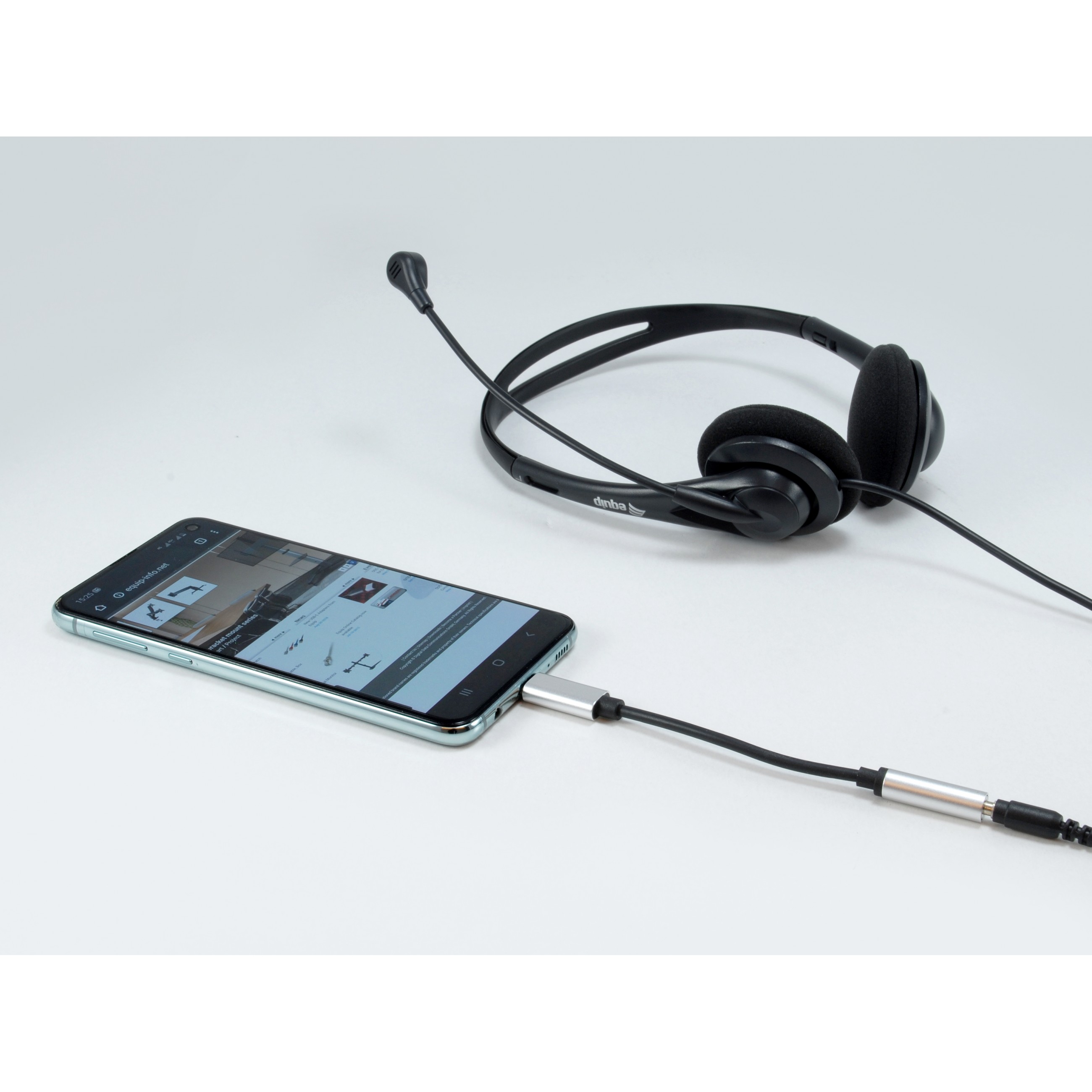 Adapter EQUIP USB-C -> Audio DAC 4-Pin 3.5mm St/Bu 0.15m-2