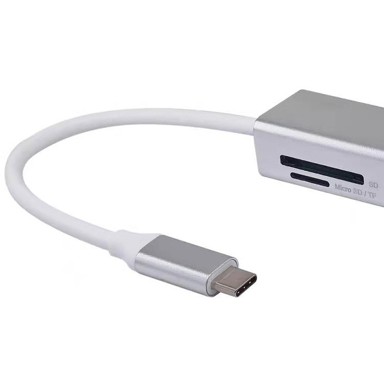 Adapter EQUIP USB-C -> HDMI 2xUSB 3.0 SD 4K 30Hz 0.15m crna boja-3