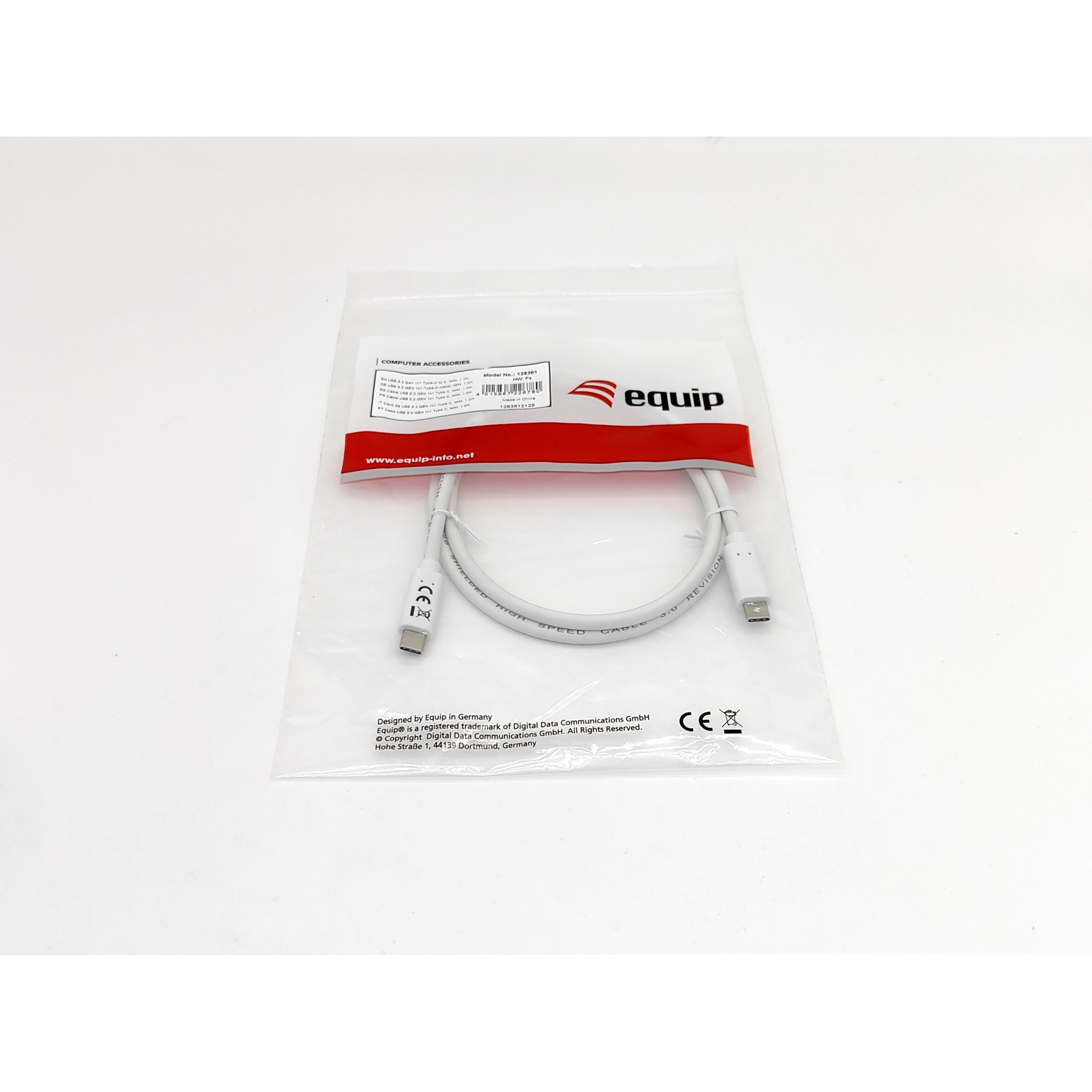 Kabel USB-C EQUIP 3.2 -> C St/St 2.00m 3A/20V-6