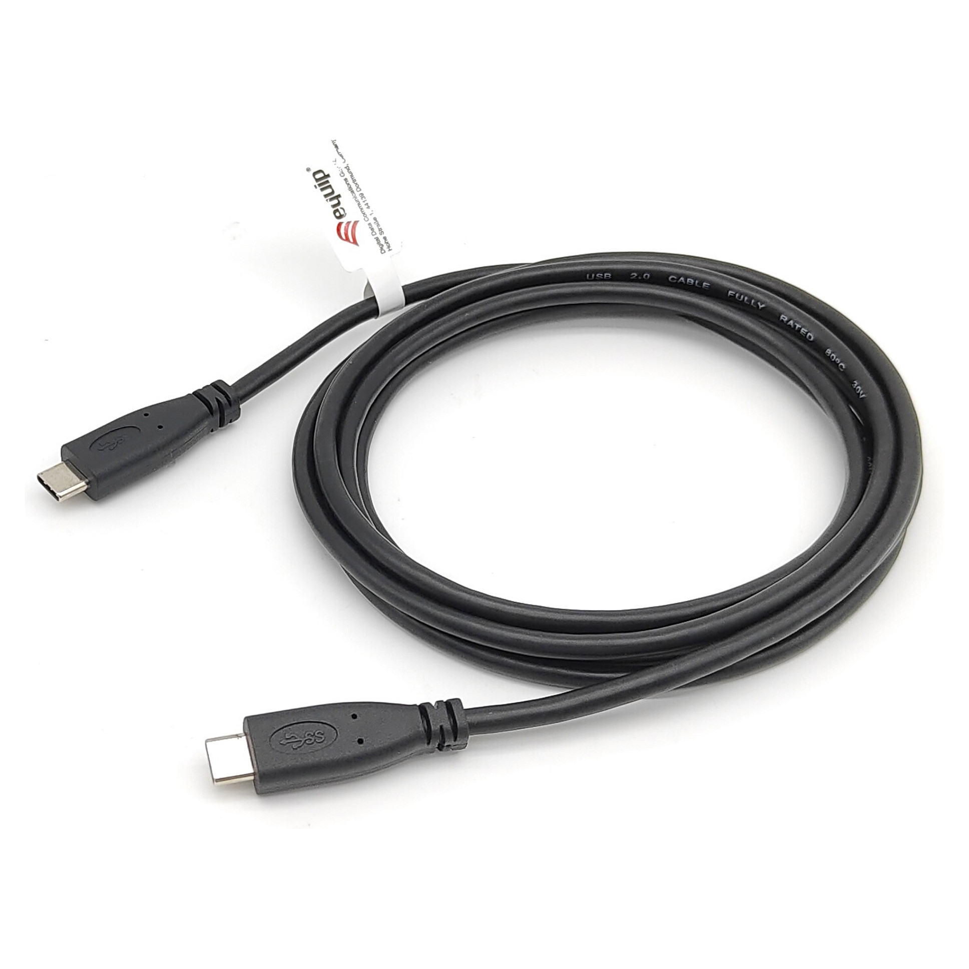USB-C kabel EQUIP 128888 (USB-C na USB-C, 3.0m, 60W PD, 480Mbps, crni)-0