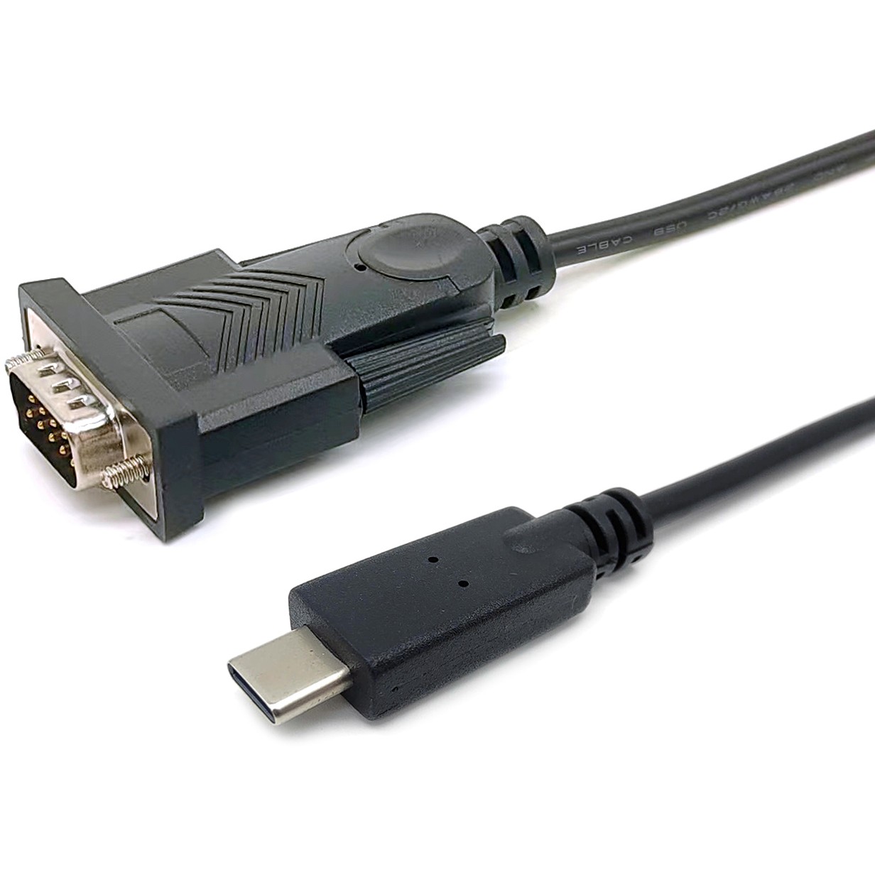 Adapter EQUIP USB-C -> Seriell RS232-DB9 St/St 1.50m crna boja