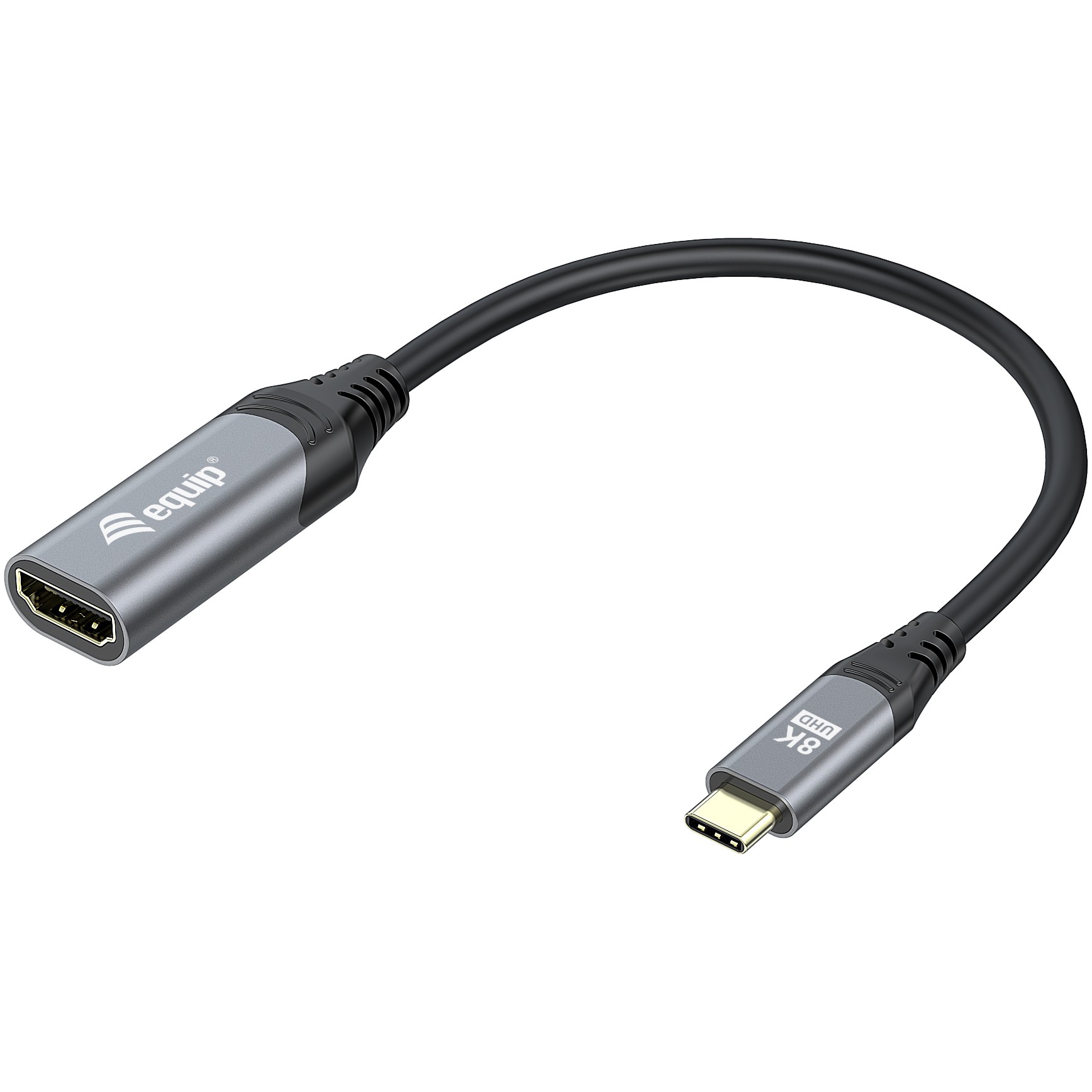 Adapter EQUIP USB-C -> HDMI 2.1 8K60Hz 0.15m-0