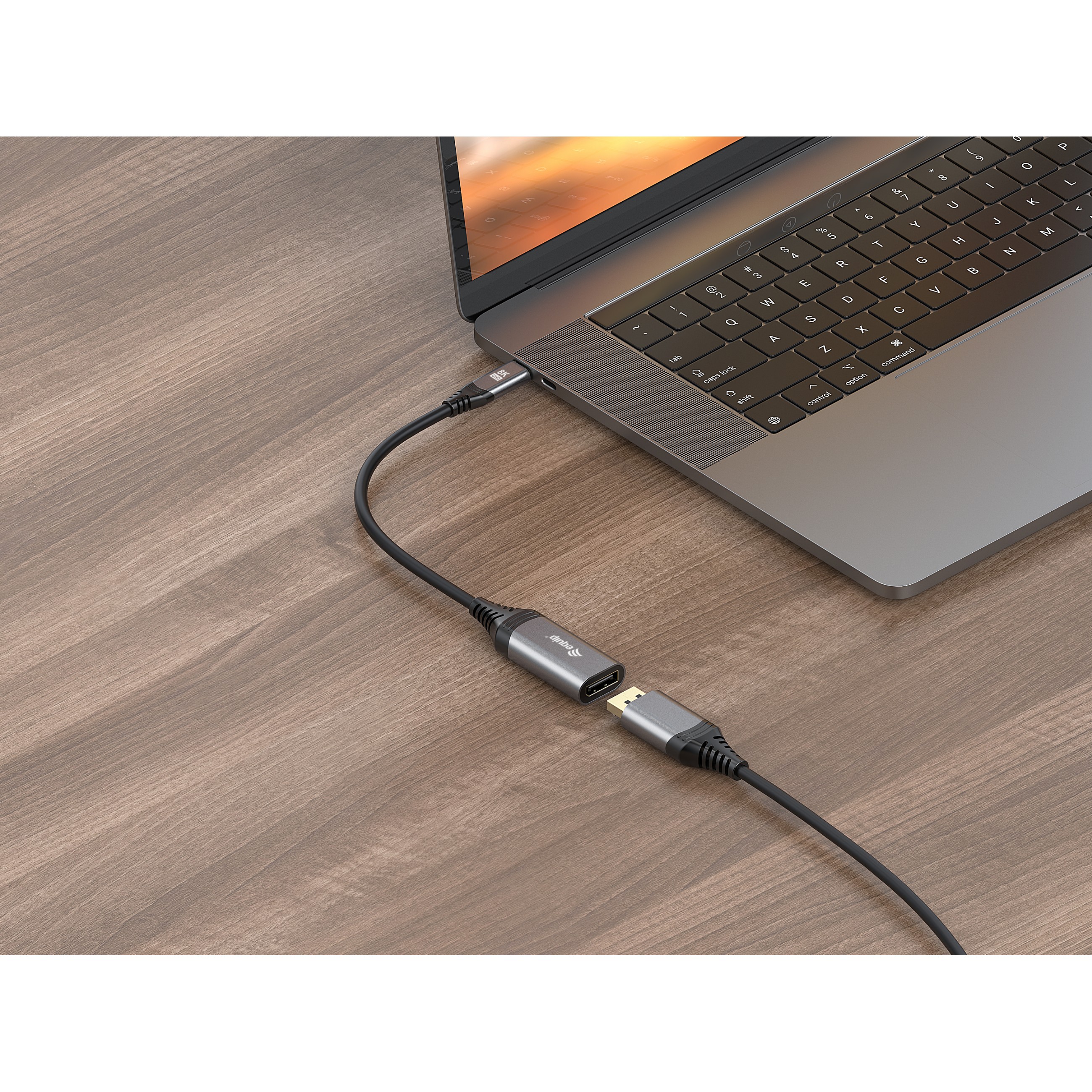 Adapter EQUIP USB-C -> DisplayPort 1.4 8K60Hz 0.15m-2