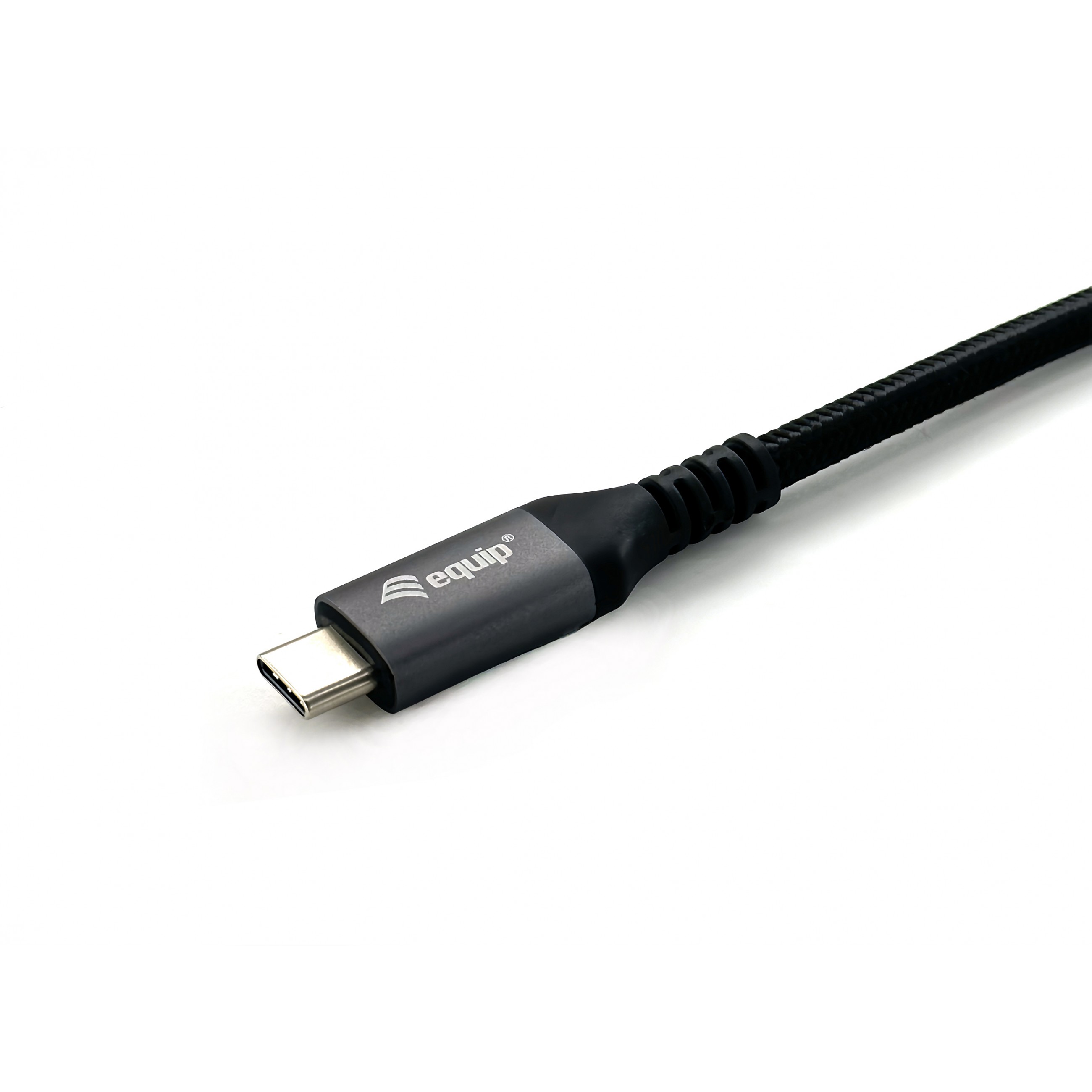 Kabel USB-C EQUIP 3.2 -> C Verl. St/Bu 0.50m 5A 4K/60Hz crna boja-2