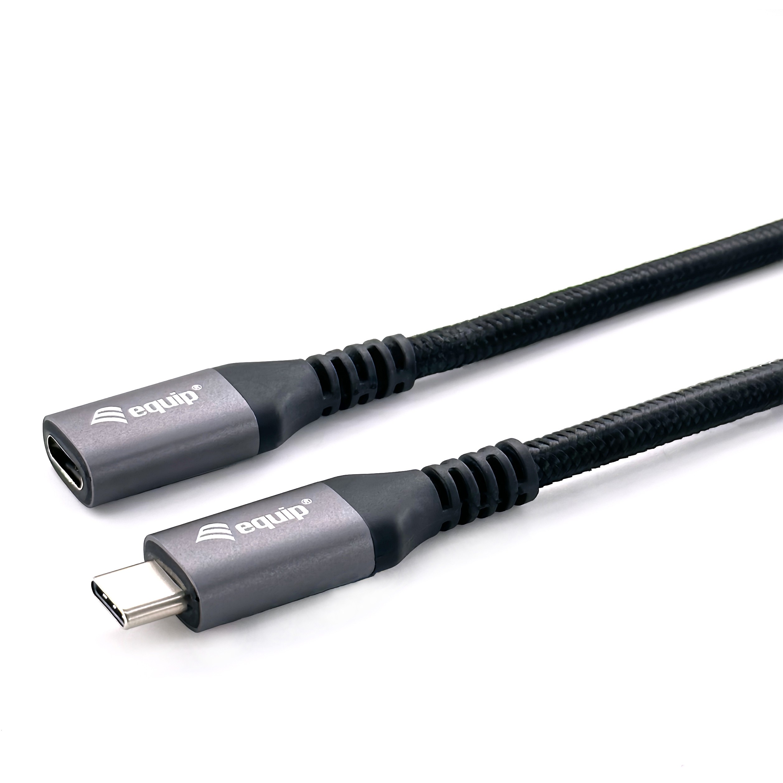 Kabel USB-C EQUIP 3.2 -> C Verl. St/Bu 1.00m 5A 4K/60Hz crna boja-1