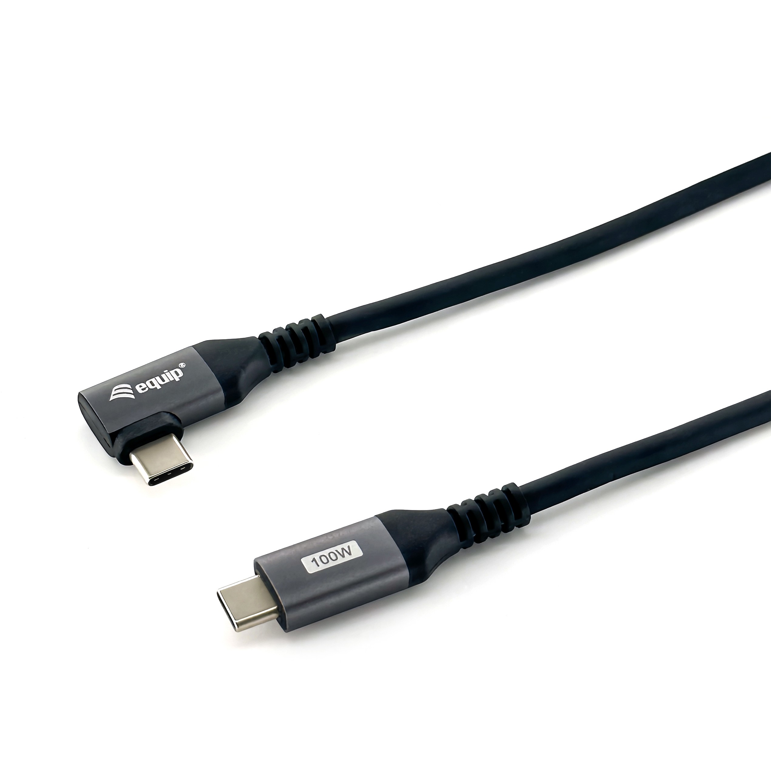 Kabel USB-C 2.0 → C EQUIP wink. St/St 1.00m 5A 480Mbps crna boja-1