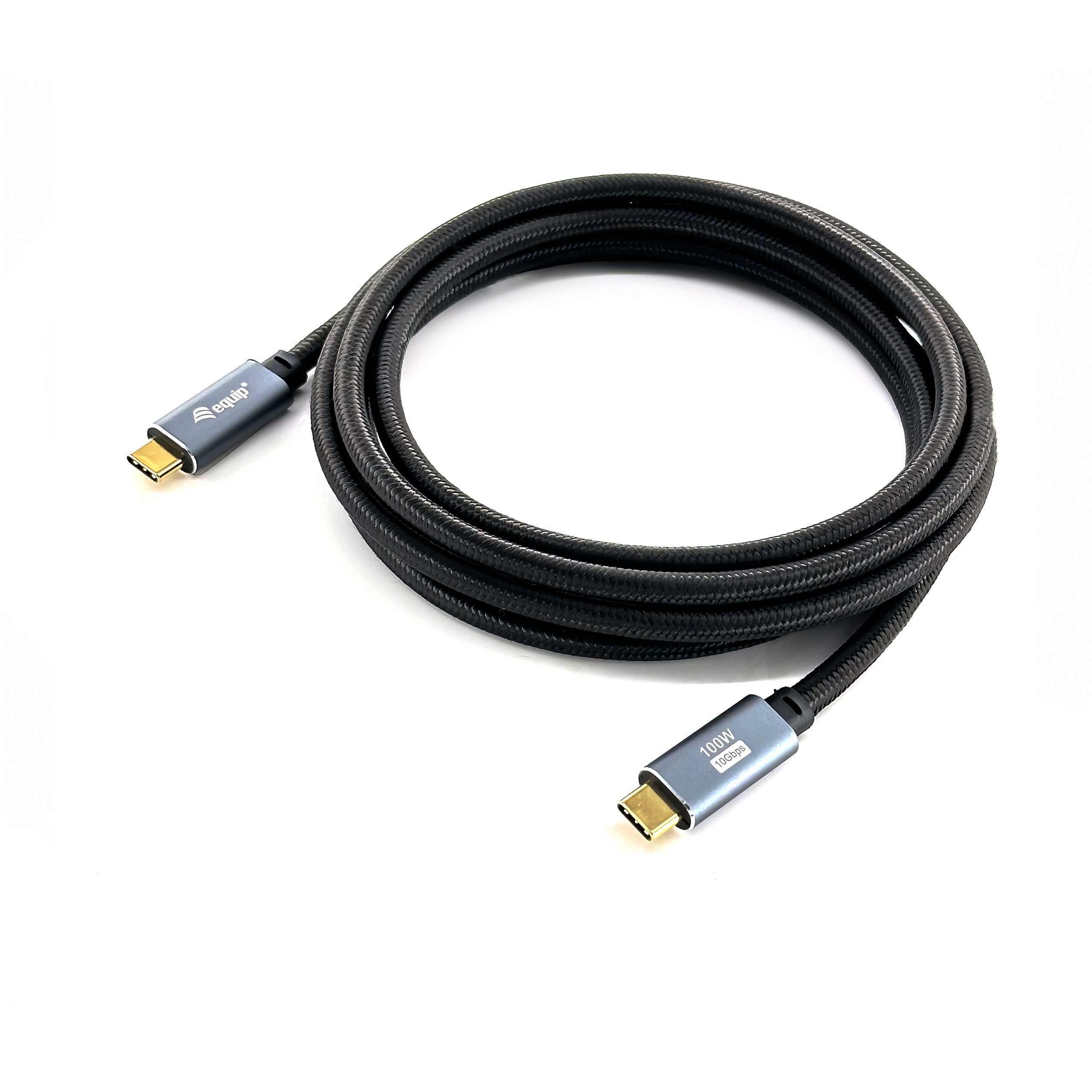 Kabel USB-C EQUIP 3.2 -> C St/St 2.00m 5A 4K/60Hz crna boja-0