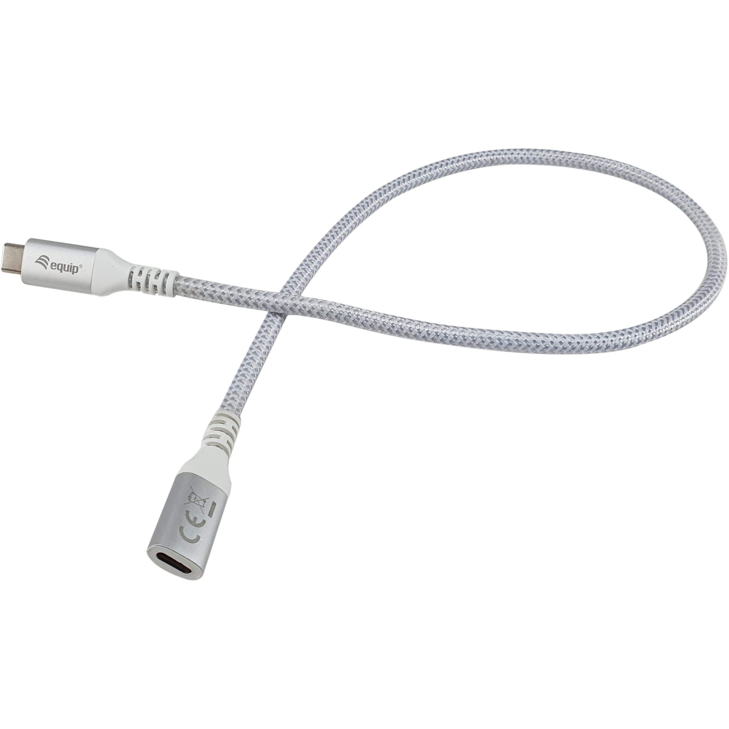 Kabel USB-C EQUIP 3.2 -> C Verl. St/Bu 0.50m 5A 4K/60Hz ws-0