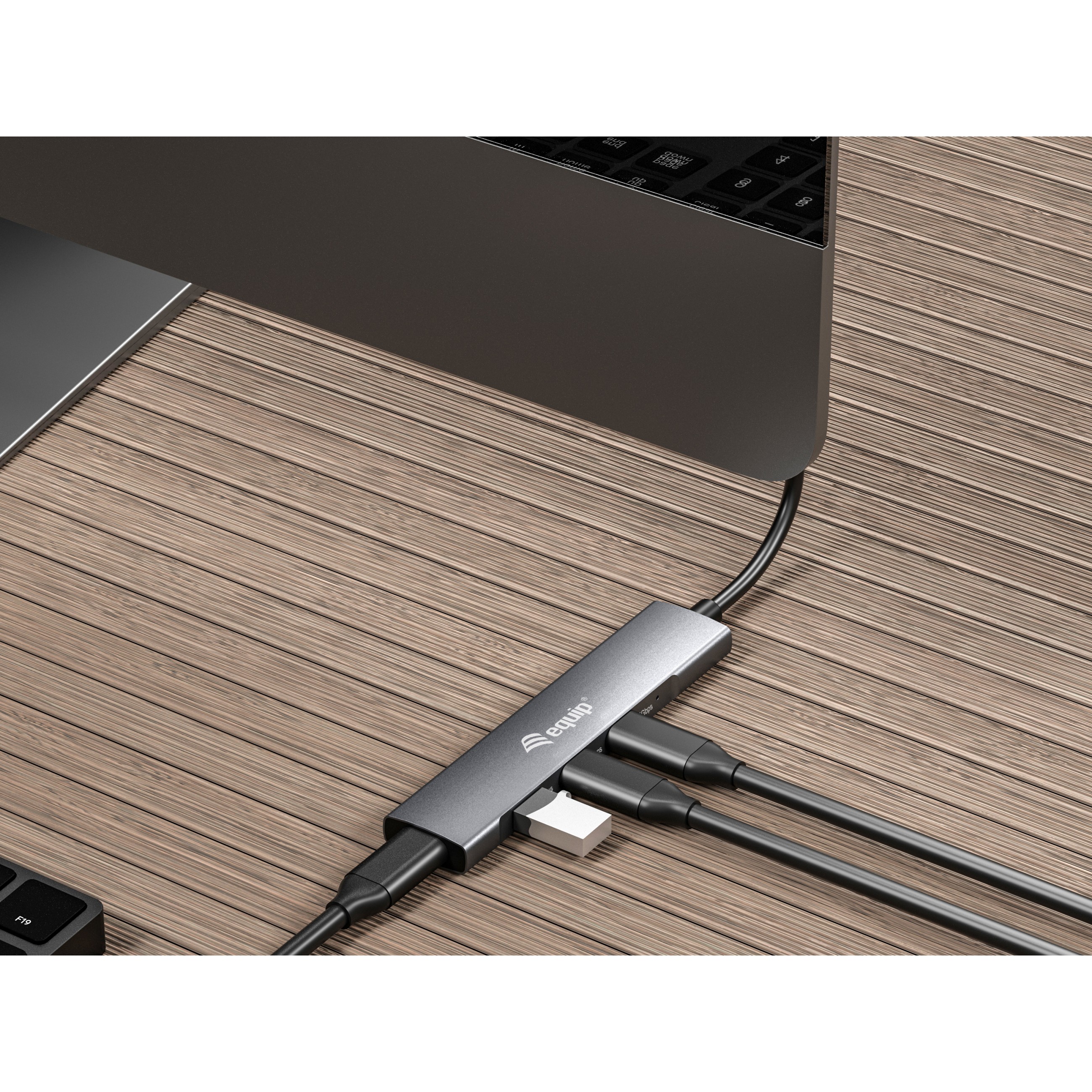 USB-Hub EQUIP 4-Port 3.2/C->4x3.0 5Gbps-4