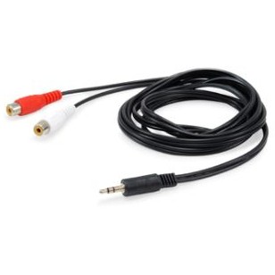 Audiokabel EQUIP 3.5mm/2x RCA St/Bu 2.50m
