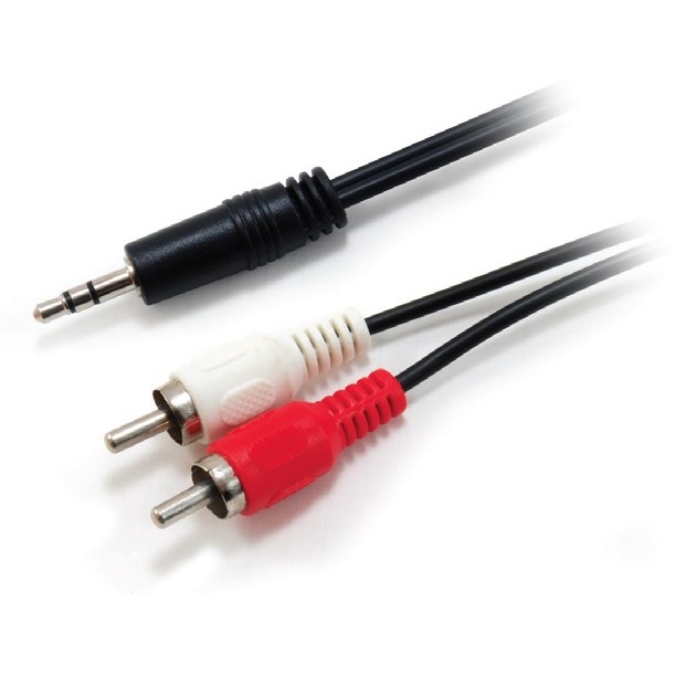Kabel EQUIP Audiokabel 3.5mm/2x RCA St/St 2.50m-0