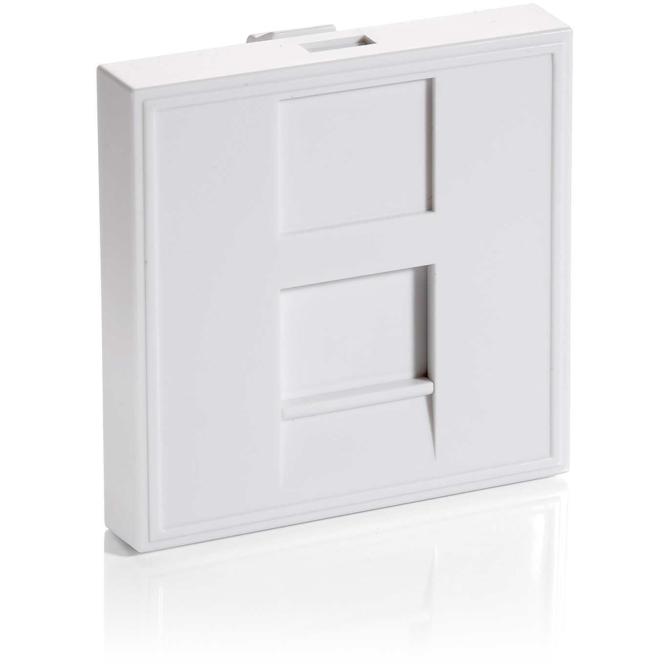 Utičnica EQUIP Unterputzdose Einsatz French 1 Keystone 45x45 RAL9010