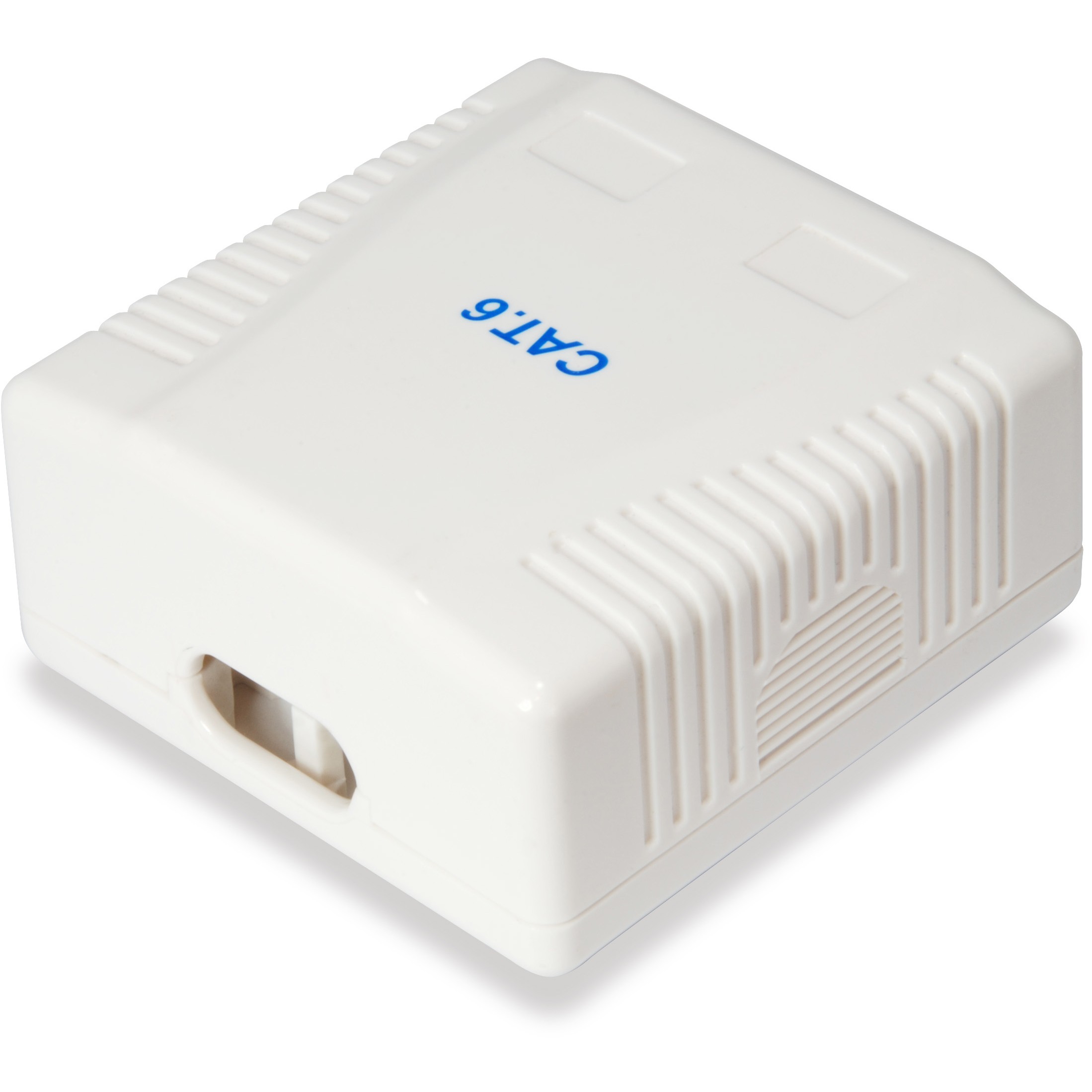 Utičnica Equip Aufputzdose Cat6 2xRJ45 UTP RAL 9010 bijela-5