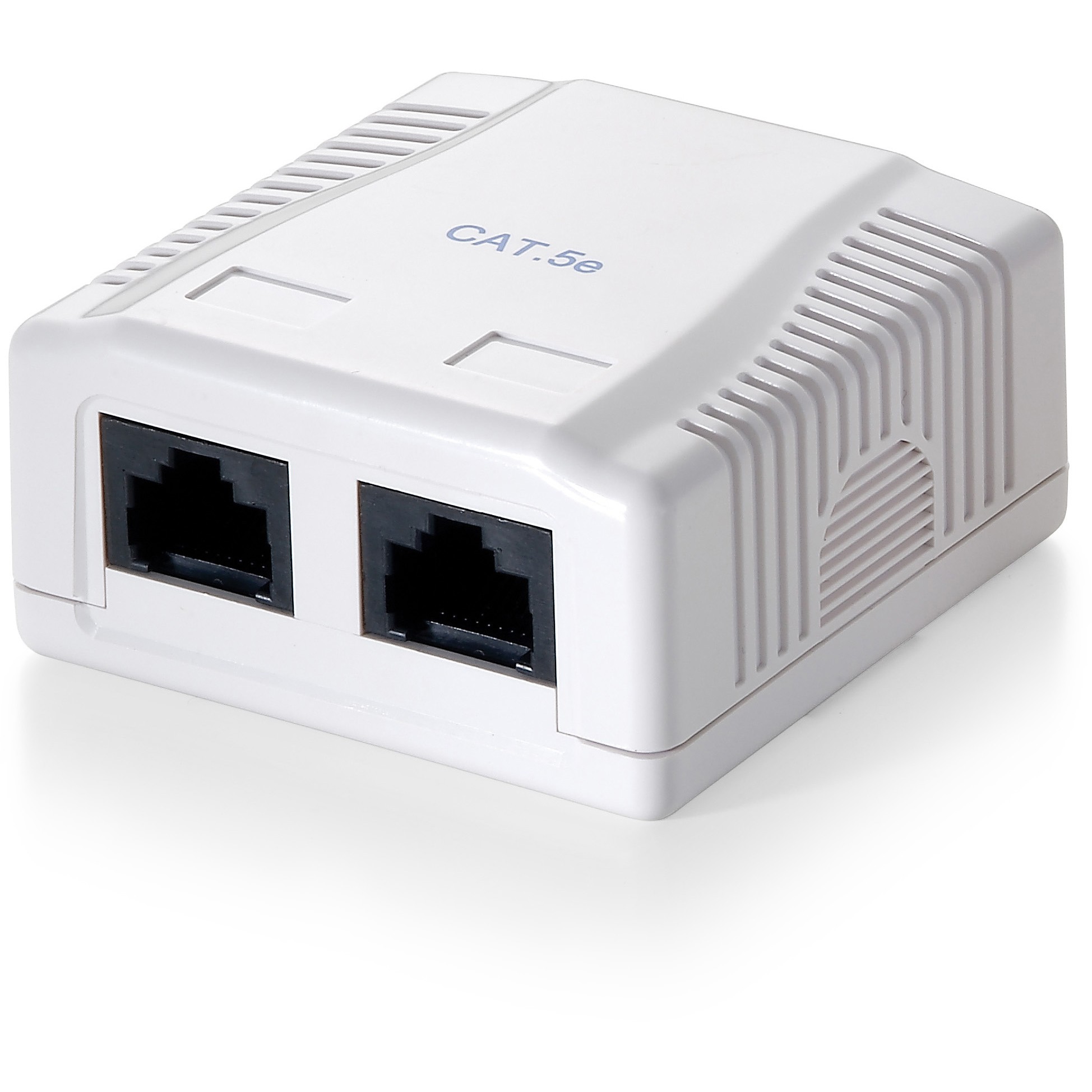Utičnica EQUIP Aufputzdose Cat6 2xRJ45 UTP Premium RAL 9010 bijela-0