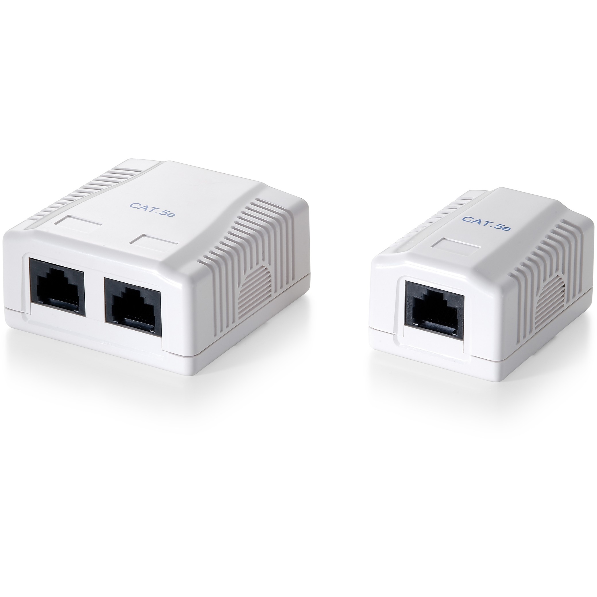 Utičnica EQUIP Aufputzdose Cat6 2xRJ45 UTP Premium RAL 9010 bijela-1
