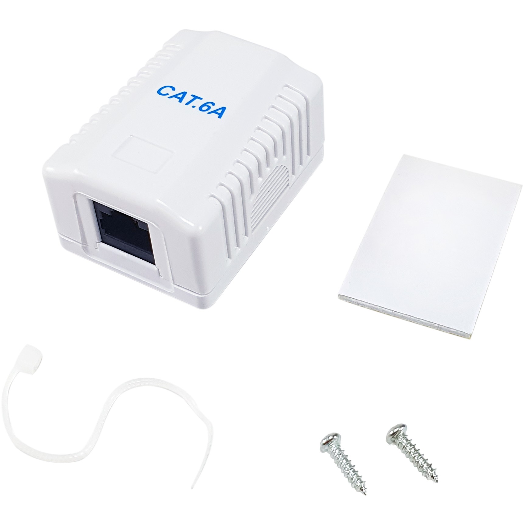 Mrežna utičnica EQUIP Cat.6A 1-Port RJ45 UTP, nadžbukna-3
