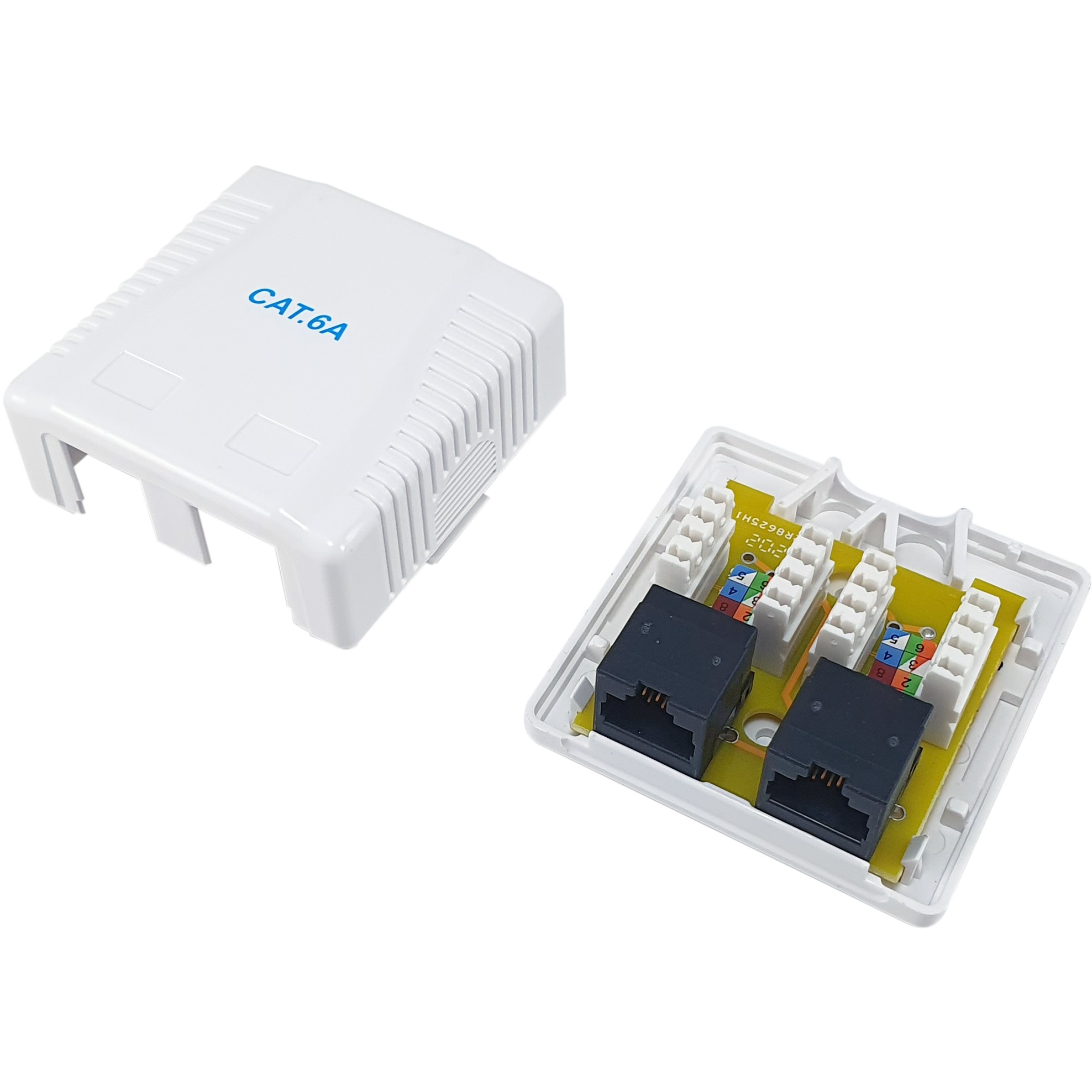 Utičnica EQUIP Aufputzdose Cat6A 2-Port 2x RJ45 UTP-2