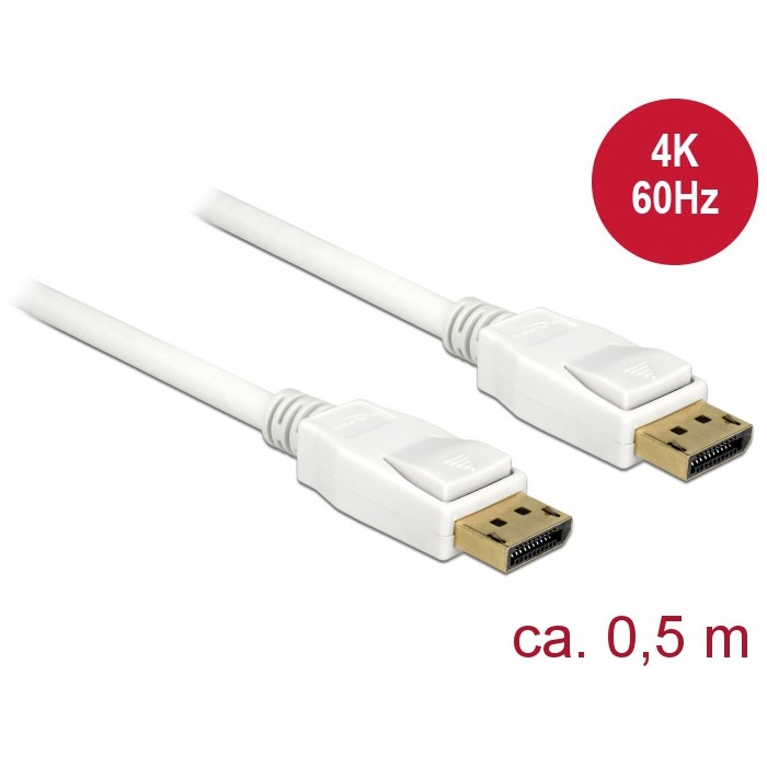 Kabel DELOCK Displayport 1.2 Stecker > Displayport Stecker 4K 60 Hz 1.5 m crna boja-1