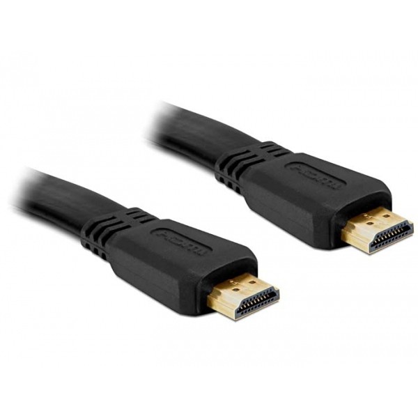 Kabel HDMI A-A DELOCK flach 2.0m-0