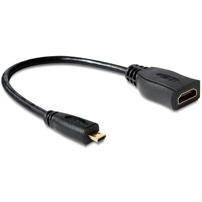 Adapter kabel DELOCK micro HDMI-D > HDMI-A 23cm