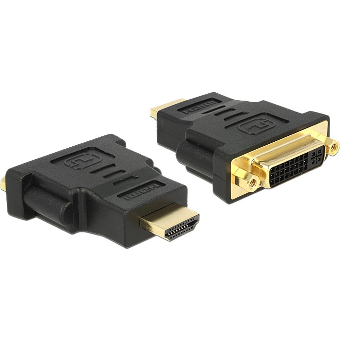 Adapter DELOCK HDMI Stecker > DVI 24+5 Pin Buchse