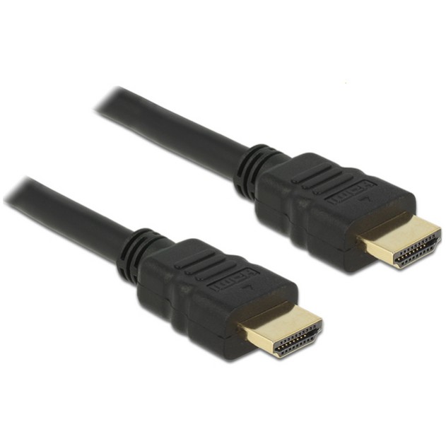 Kabel HDMI A Stecker > HDMI A Stecker DELOCK High Speed with Ethernet 4K 0.5 m