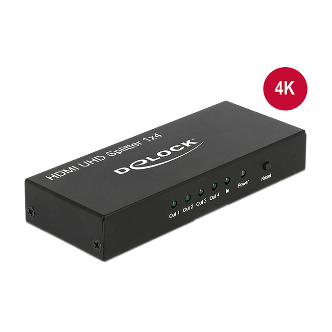 Splitter DELOCK HDMI in > 4 x HDMI out 4K UHD-2