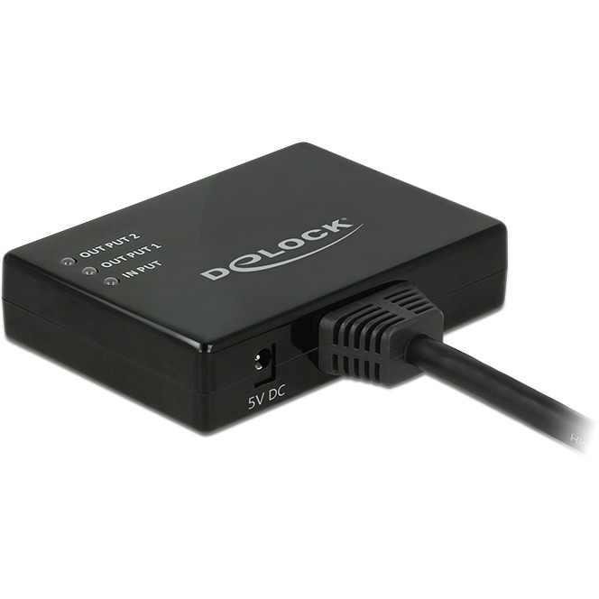 Splitter DELOCK HDMI 1 x HDMI in > 2 x HDMI out 4K-0