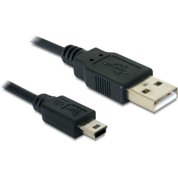 Kabel DELOCK USB 2.0 A Stecker > USB 2.0 Mini B Stecker 1.0 m