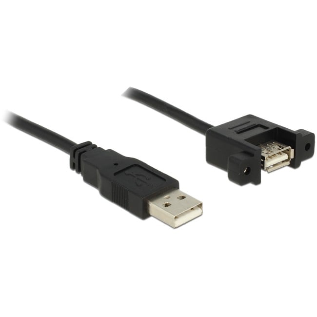 Kabel DELOCK USB 2.0 A Stecker > USB 2.0 A Buchse zum Einbau 1 m