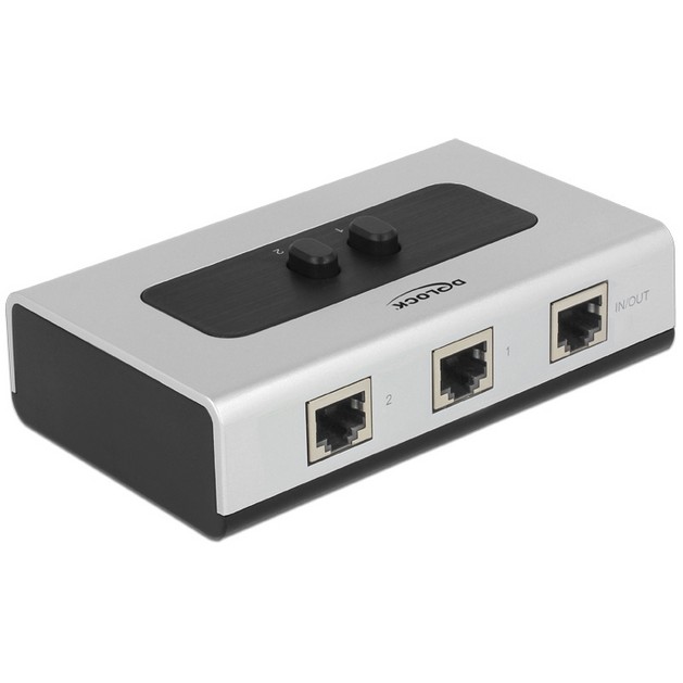 Preklopnik DELOCK RJ45 10/100/1000mbps 2 Port manualni bidirekcionalni-0
