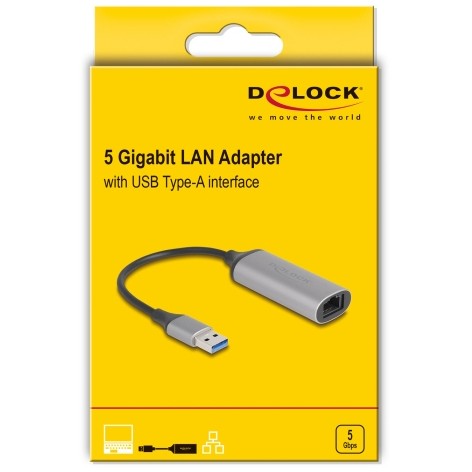 Adapter DELOCK USB Typ-A 5 Gigabit LAN-1