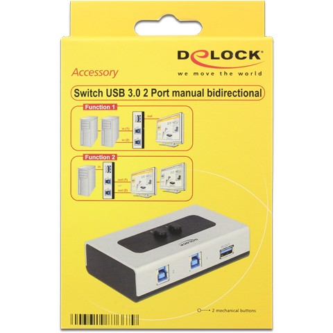 Switch DELOCK 2-port USB 3.0 manuelni bidirekcionalni-1