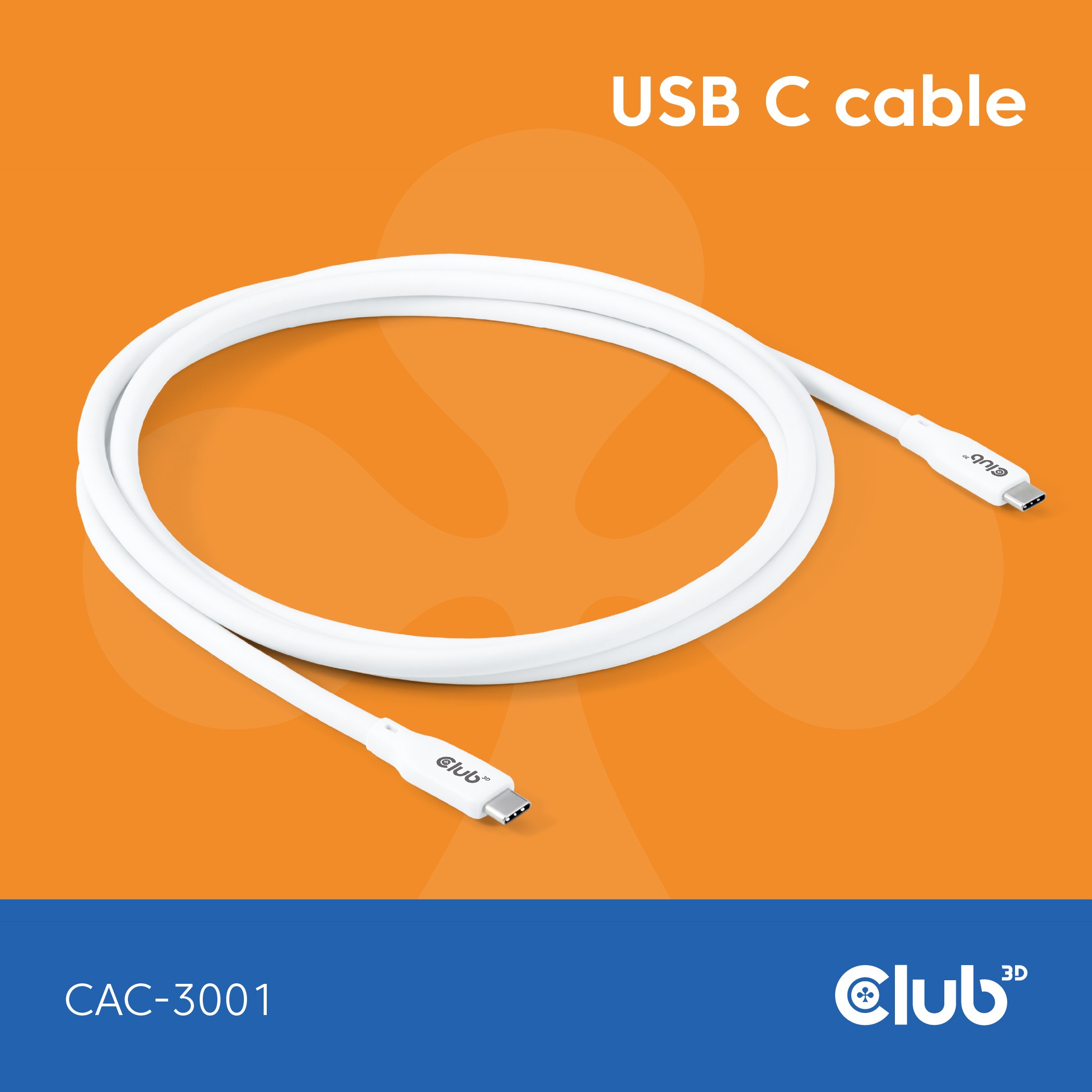 Kabel CLUB 3D Lifestyle USB-C 240W 20Gbps 2m-0