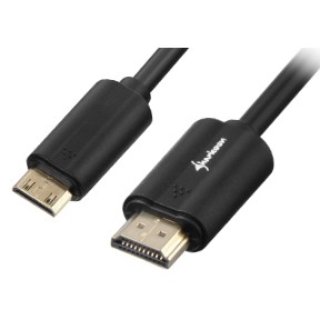 Kabel HDMI SHARKOON mini HDMI 4K 1m crna boja-0
