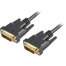 Kabel SHARKOON DVI-D -> DVI-D (24+1) 1m crna boja-0