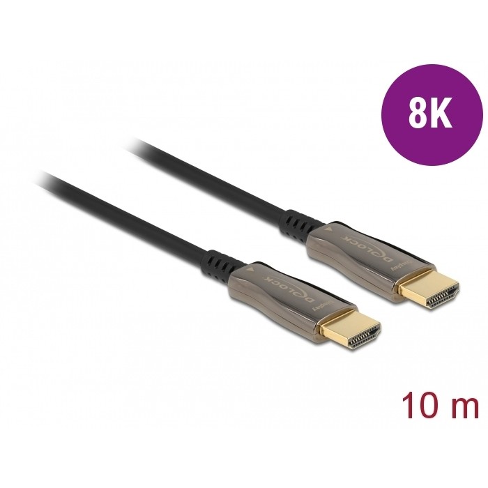 Kabel DELOCK Aktives Optisches Kabel HDMI 8K 60Hz 10m