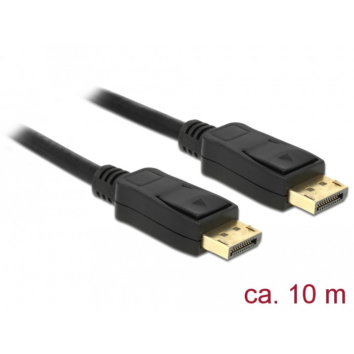 Kabel DELOCK Displayport 1.2 (stecker > stecker, 4K 60 Hz, 10 m)-0