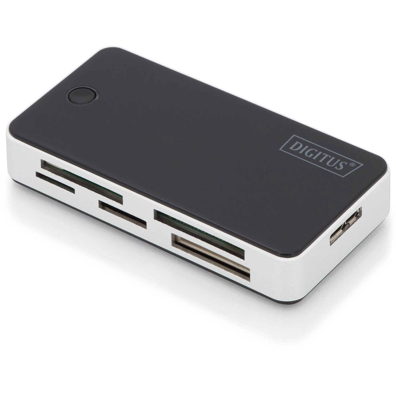 Čitač kartica DIGITUS USB3.0, eksterni, crno-srebrni-0
