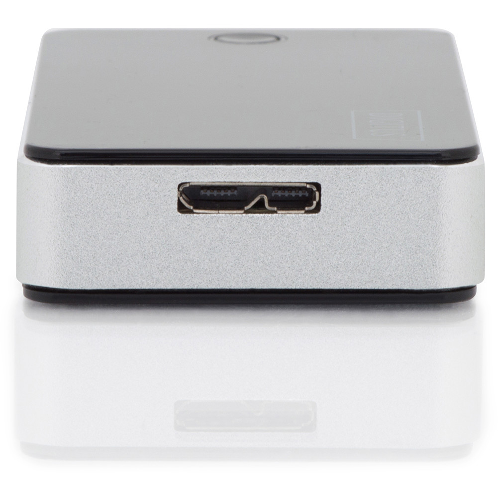 Čitač kartica DIGITUS USB3.0, eksterni, crno-srebrni-2