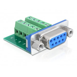 Adapter DELOCK Sub-D 9 Pin Buchse > Ter