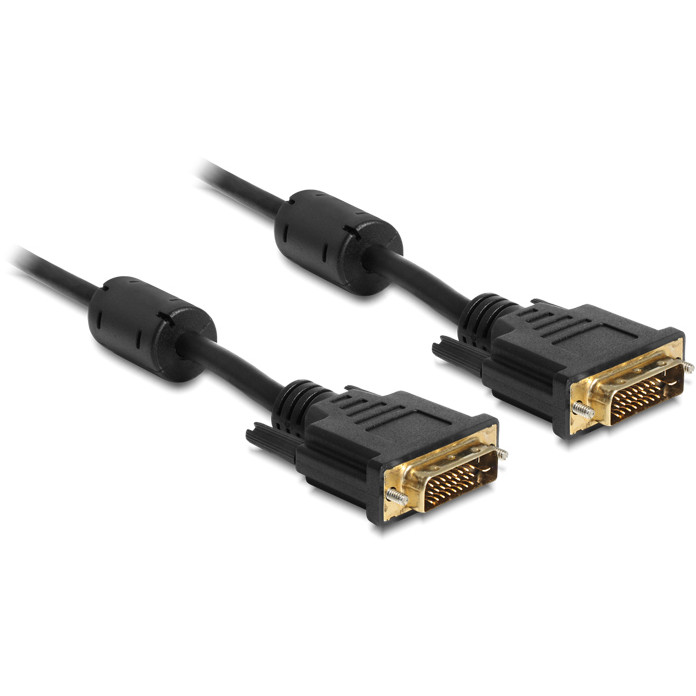 Kabel DELOCK DVI-D 24+1 Stecker -> Stec